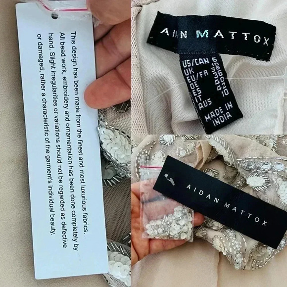 Anthropologie BHLDN Aidan Mattox Giada Dress Size US 6 - Picture 12 of 16